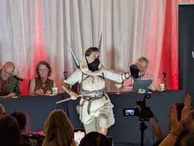 WoTCon Cosplay- Black veiled Aiel